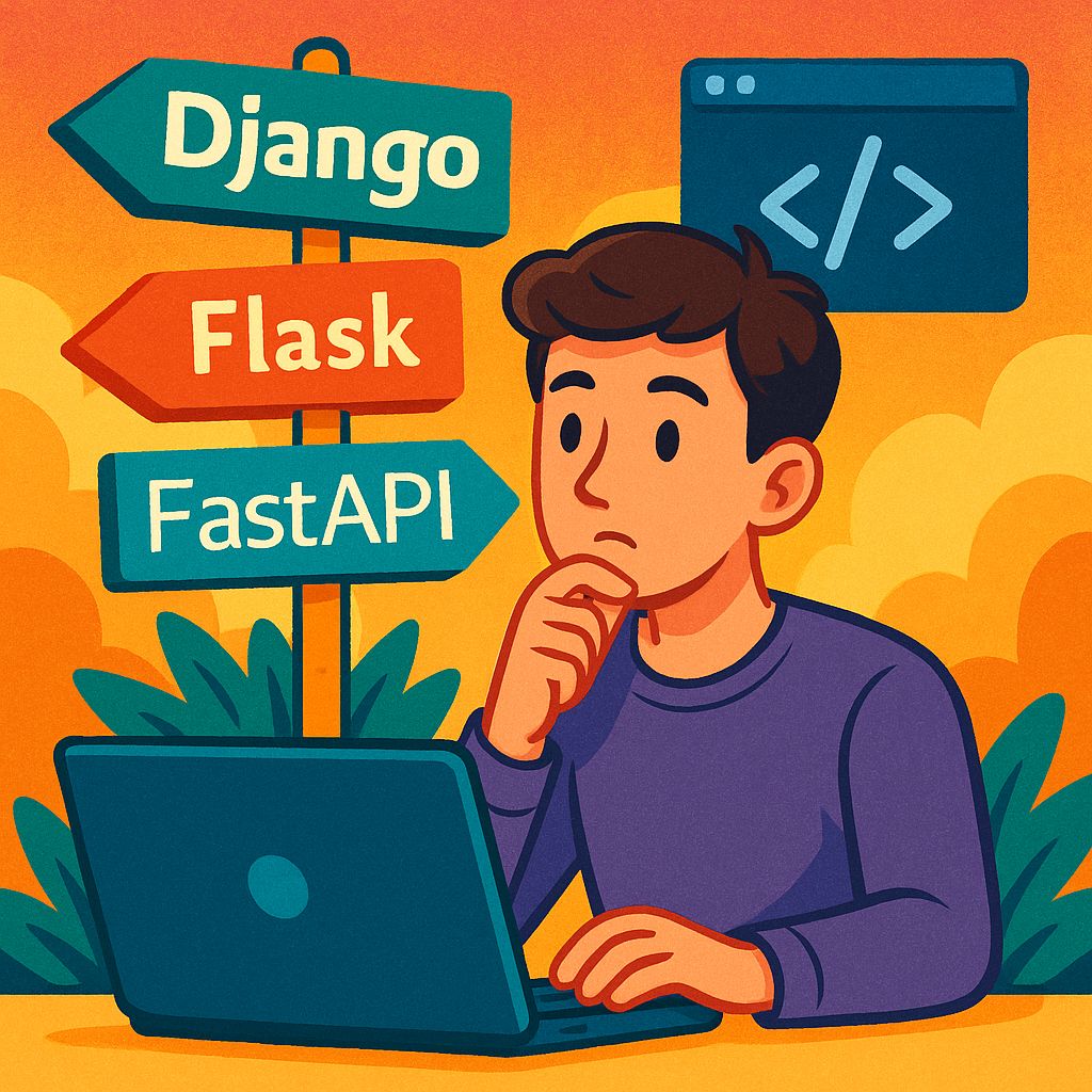 از مبتدی تا وب‌ساز: راهنمای انتخاب بین Django، Flask و FastAPI