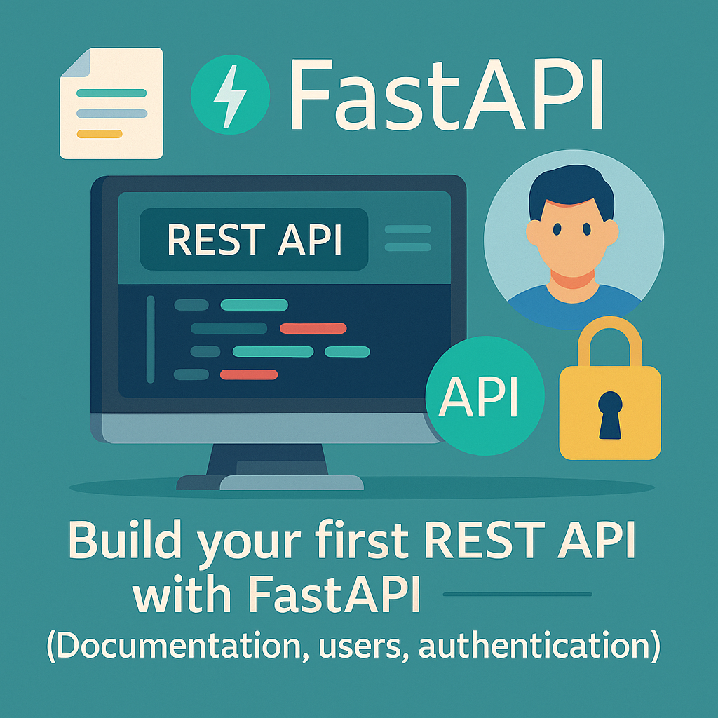 چطور اولین REST API با FastAPI بسازیم؟ (با مستندات، کاربران و احراز هویت)