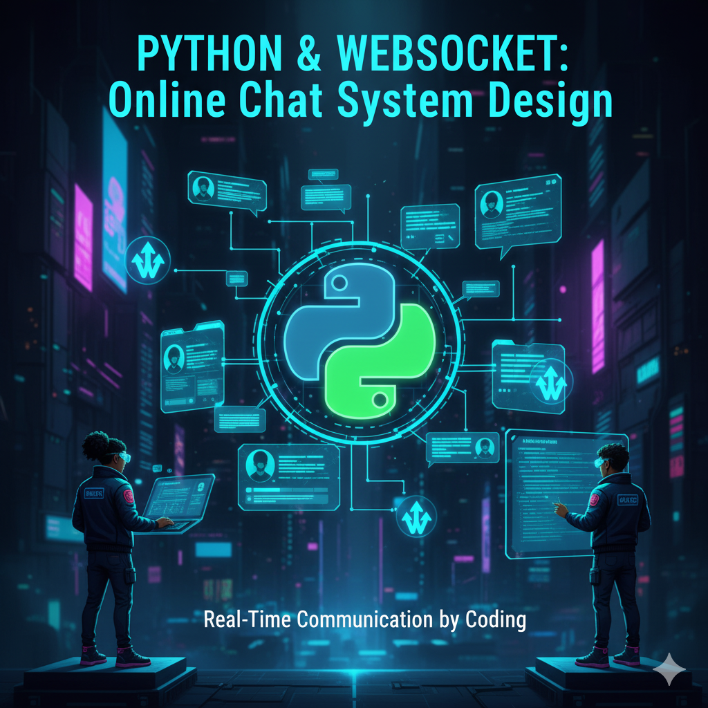 طراحی و پیاده‌سازی سیستم چت آنلاین با پایتون و WebSocket