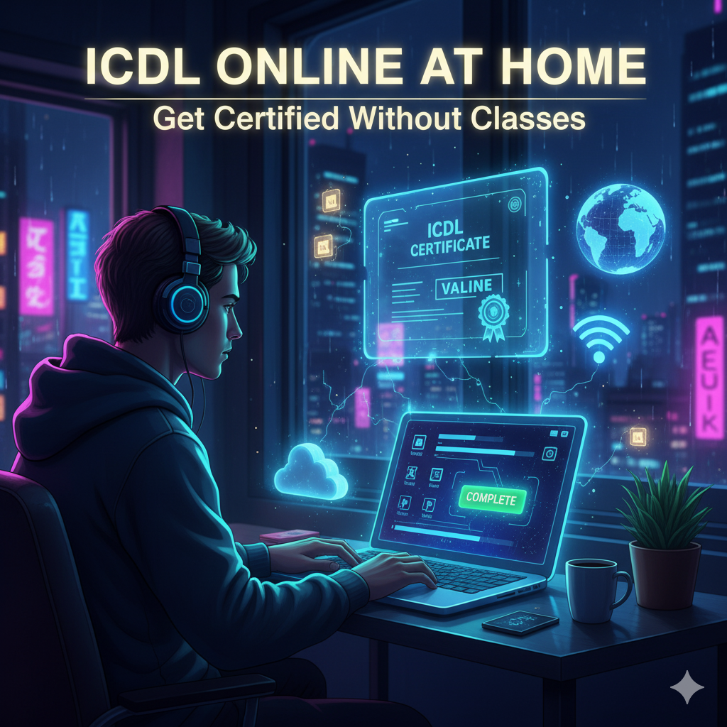 ICDL آنلاین در خانه: چطور بدون کلاس به مدرک معتبر برسیم؟