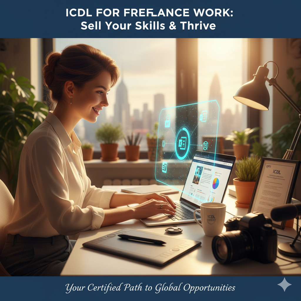 ICDL برای شغل فریلنسری: چگونه مهارت‌هایمان را بفروشیم؟
