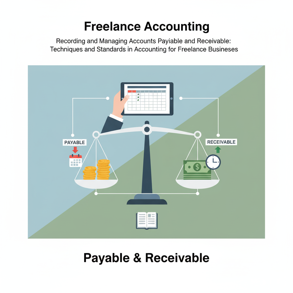 ثبت و مدیریت بدهیها و مطالبات: تکنیک‌ها و استانداردها در حسابداری کسب‌وکارهای فریلنسر