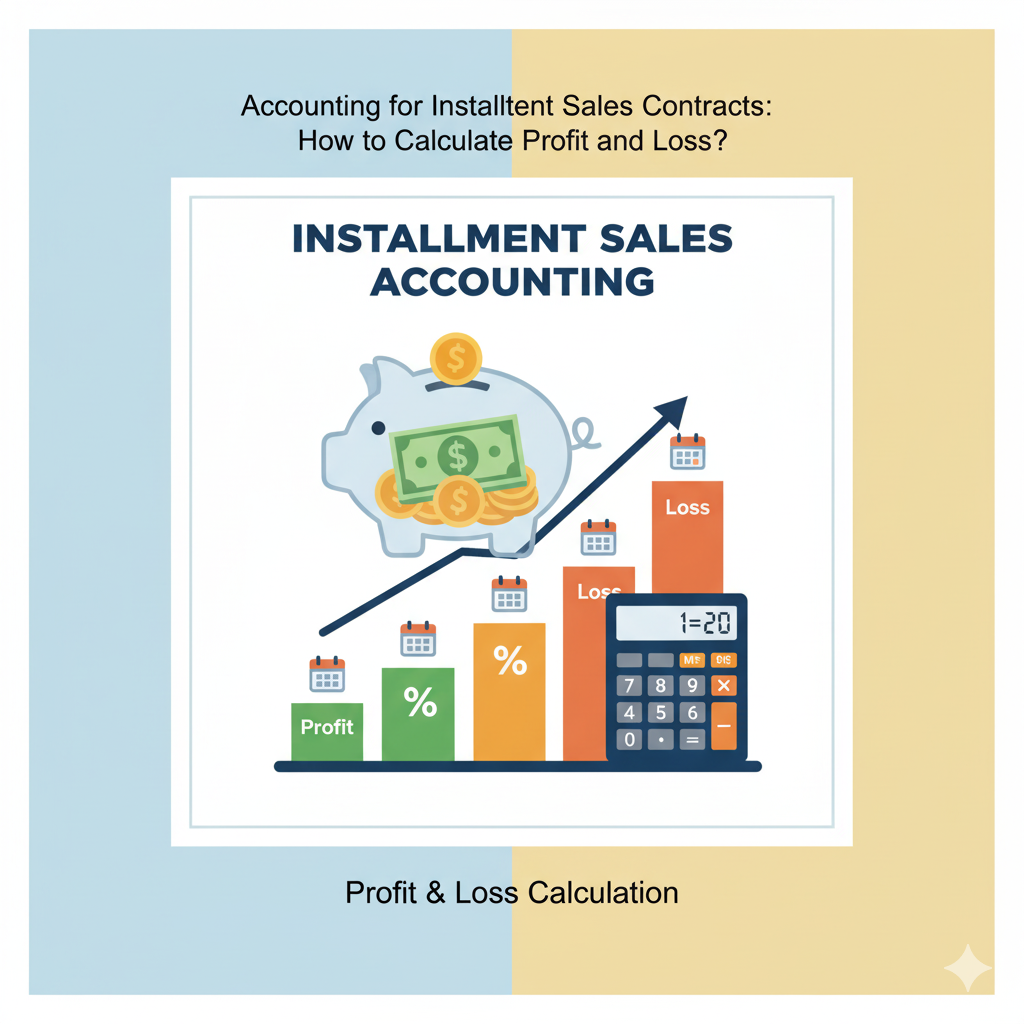 حسابداری قراردادهای فروش اقساطی: چطور سود و زیان را محاسبه کنیم؟
