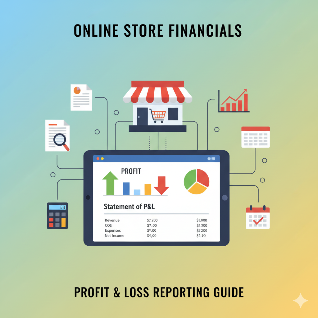 گزارش سود و زیان فروشگاه اینترنتی: راهنمای عملی