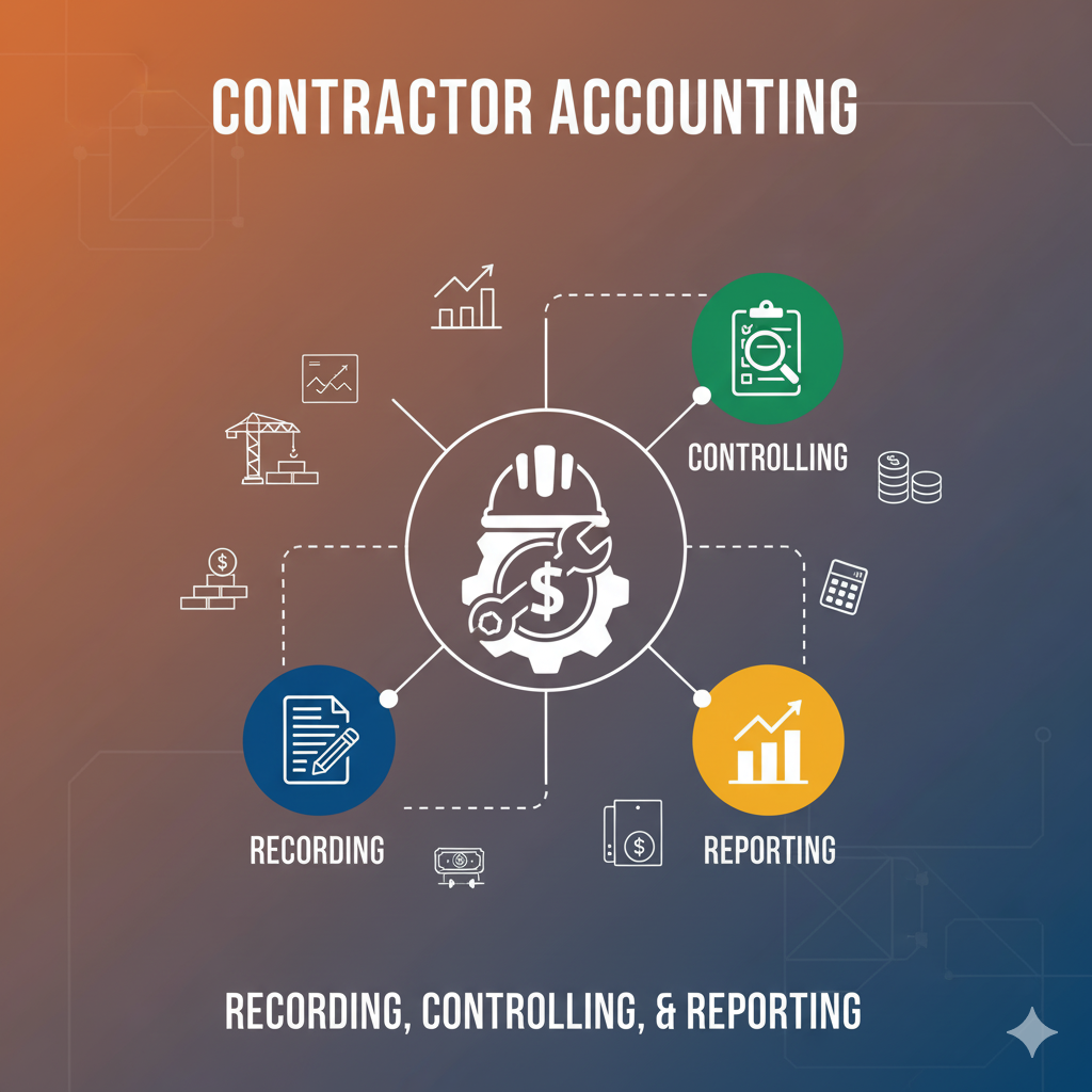حسابداری پیمانکاری: ثبت، کنترل و گزارش