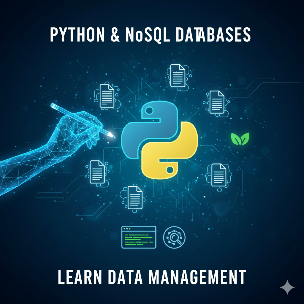 آموزش کار با دیتابیس NoSQL (مثلاً MongoDB) همراه با پایتون