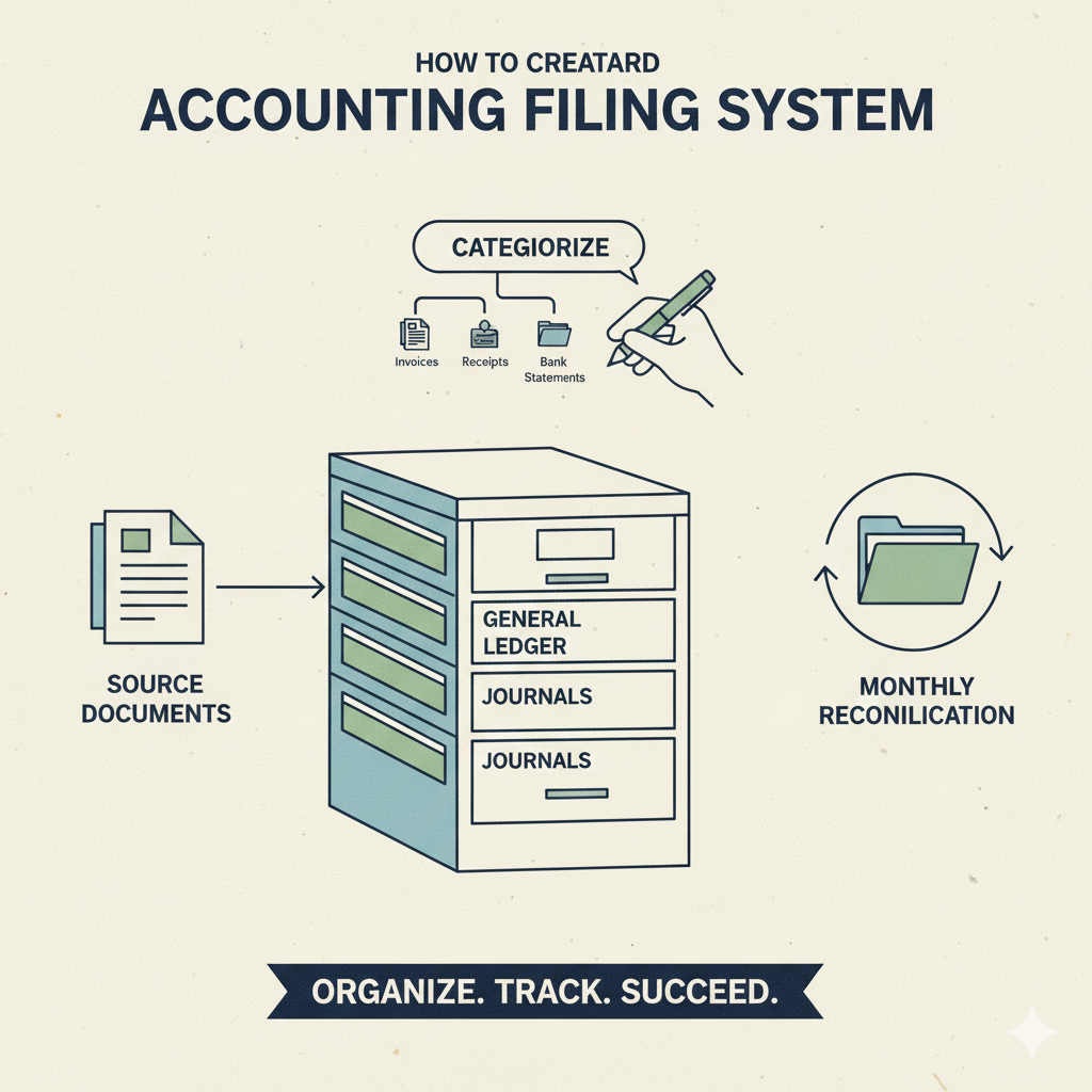 چگونه یک سیستم بایگانی حسابداری استاندارد بسازیم؟