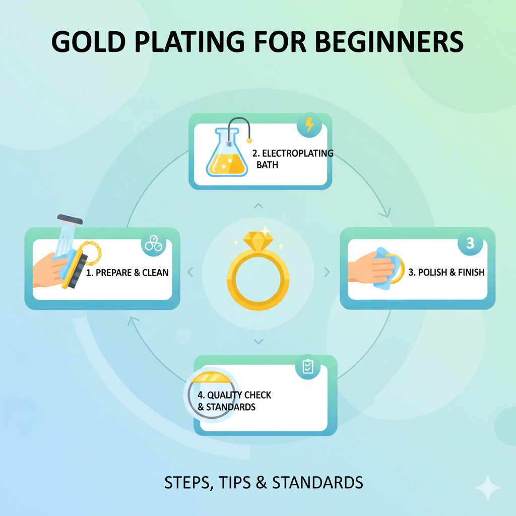 آموزش آبکاری طلا برای مبتدی‌ها: مراحل، نکات و استانداردها